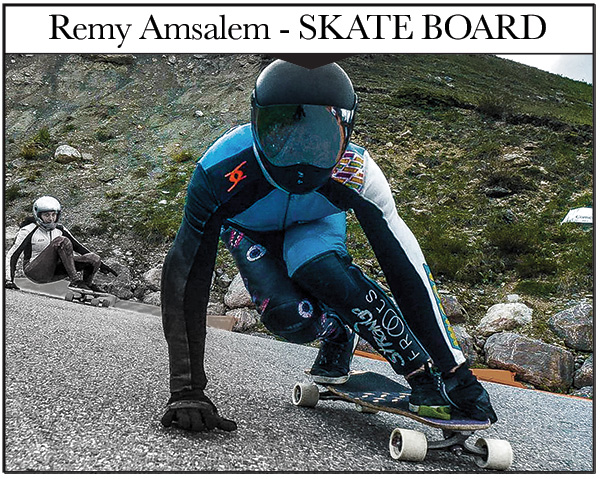 Remy AMSALEM - Strange Froots SKATE BOARD - Long Board