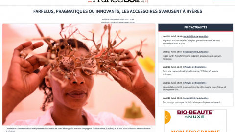 FRANCE SOIR – focus sur le 32eme festival de mode de hyeres